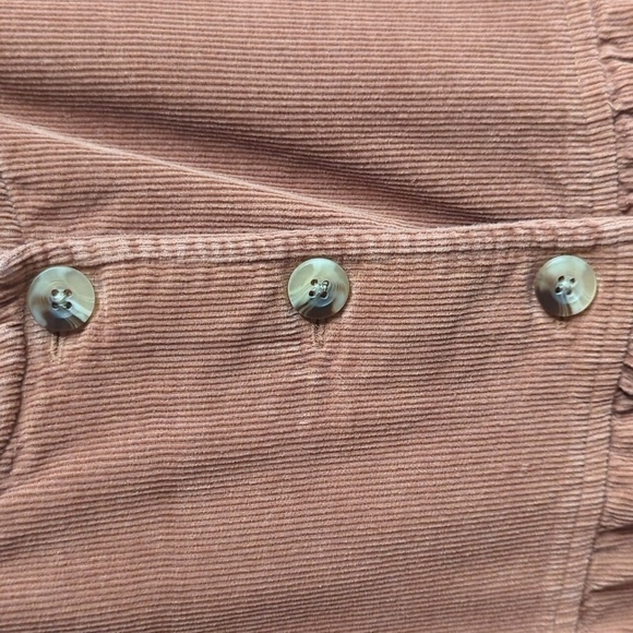 Two-Twenty Collection Vintage Corduroy Button Jumper Dress Sleeveless SML y2k - Picture 4 of 11